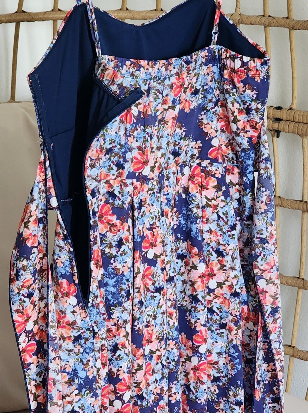 Emerald Sundae Sun Dress In Blues & Pinks Jr Sz 5 - Picture 7 of 10